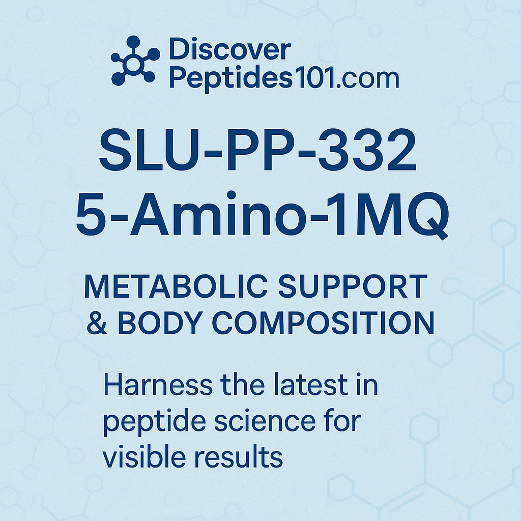 🧬 SLU-PP-332 + 5-Amino-1MQ: The Ultimate Peptide Stack for Fat Loss, Energy & Performance