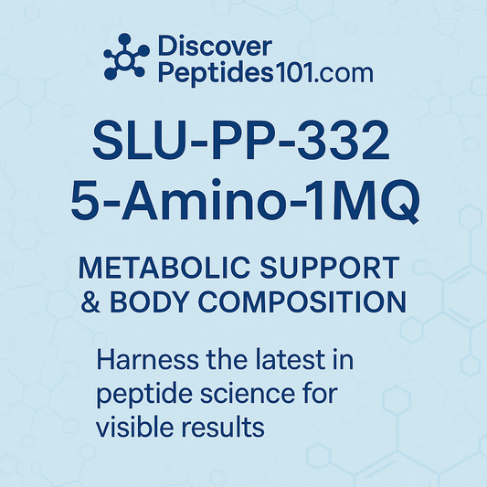 🧬 SLU-PP-332 + 5-Amino-1MQ: The Ultimate Peptide Stack for Fat Loss, Energy & Performance
