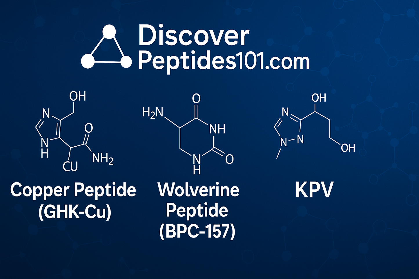 🧬Wolverine Peptide (BPC-157) + Copper Peptide (GHK-Cu) + KPV | Skin, Gut & Inflammation Recovery Stack
